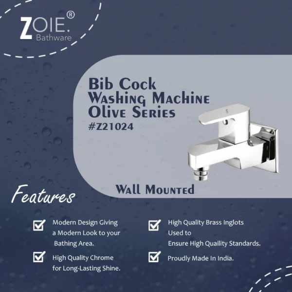 Bib Cock Washing Machine Tap By Zoie