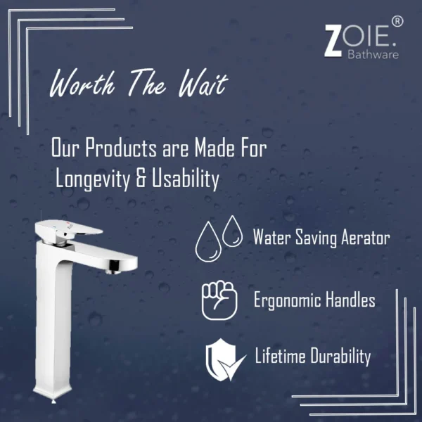 Single Lever Pillar Cock 225 MM By Zoie®- Olive - Image 3