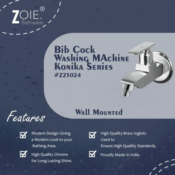 Bib Cock Washing Machine Tap By Zoie