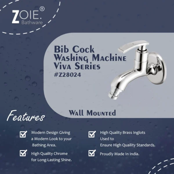 Bib Cock Washing Machine Tap By Zoie