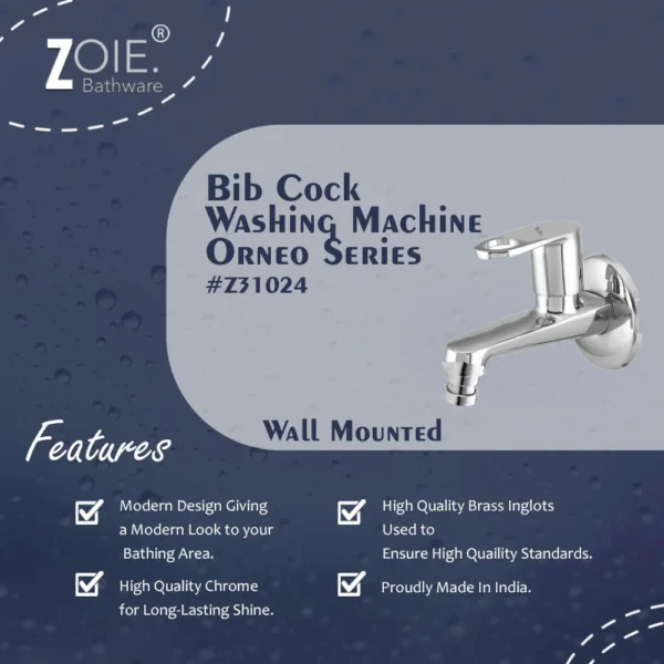Bib Cock Washing Machine Tap By Zoie