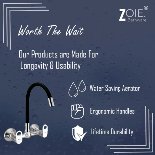 Kitchen Sink Mixer Single Flow By Zoie®- Orneo - Image 3