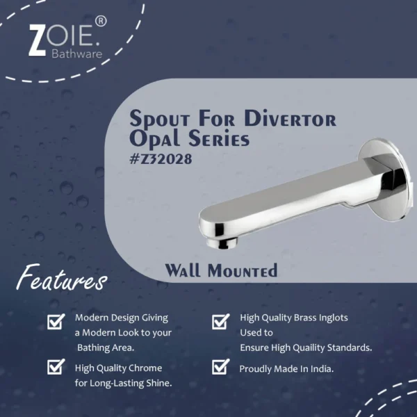 Spout For Divertor By Zoie®- Opal - Image 2