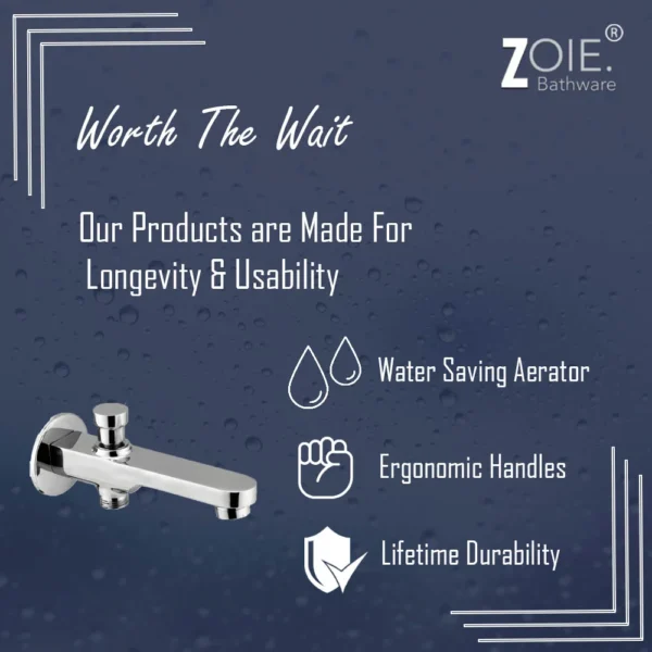 Spout With Tipton For Divertor By Zoie®- Opal - Image 3
