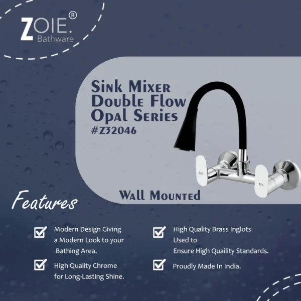 Kitchen Sink Mixer Dual Flow By Zoie®- Opal - Image 2