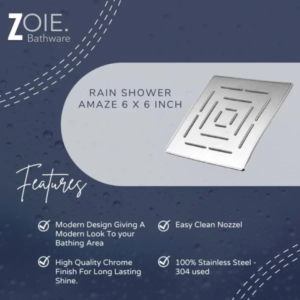 Amaze Shower 150MM By Zoie® - Image 2