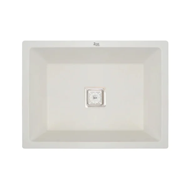 Kitchen Sink Quartz Single Bowl 24 X 18 X 9 By Zoie®